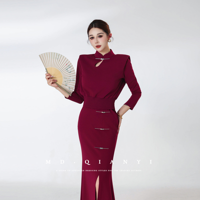 MD千亿【赤金凿月】2025秋季新款显瘦气质百搭时尚套装裙