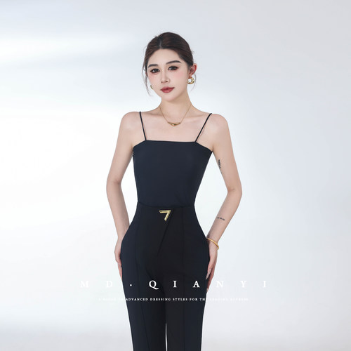 【MD千亿】女背心打底百搭时尚美背通勤薄款抹胸修身型