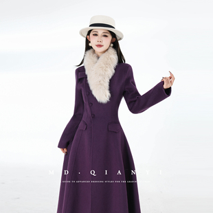 MD千亿【门廊画幅】2025冬季显瘦气质时尚百搭羊毛毛呢外套