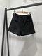 春秋黑色简约百搭短裤 小码