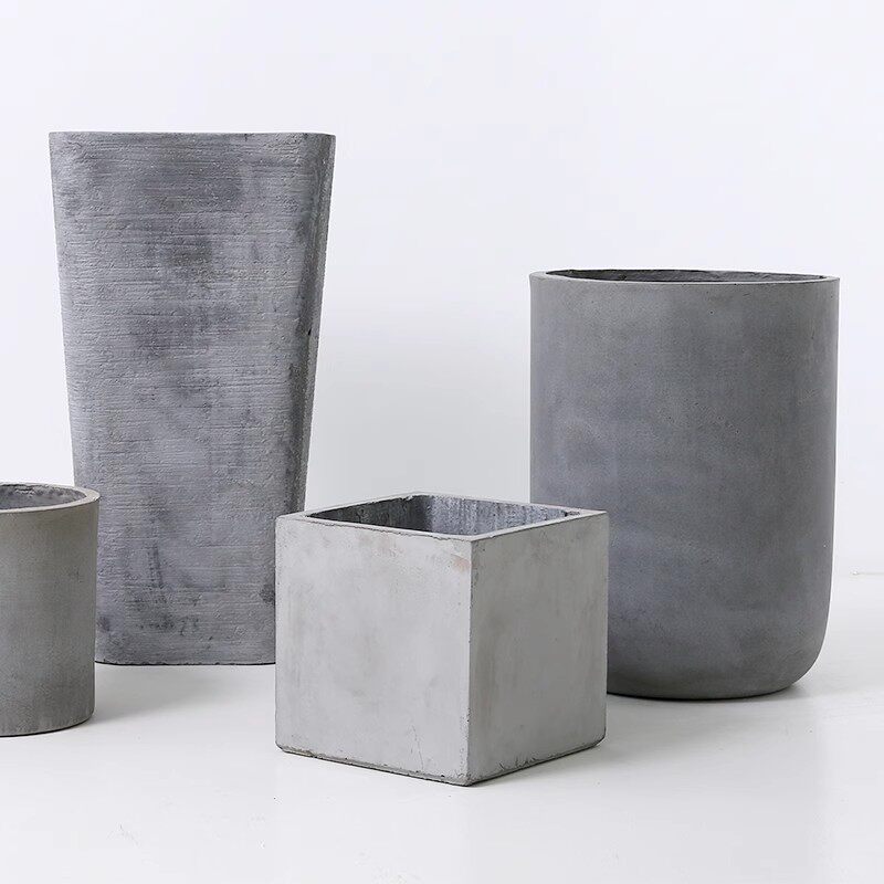 北欧绿植水泥花盆简约正方形镁泥植物花器酒店别墅民宿落地摆件,鲜花速递/花卉仿真/绿植园艺,花盆,淘宝优惠券,粉丝福利购,淘宝优惠卷