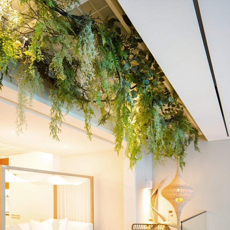 仿真绿植壁挂室内垂吊藤条植物