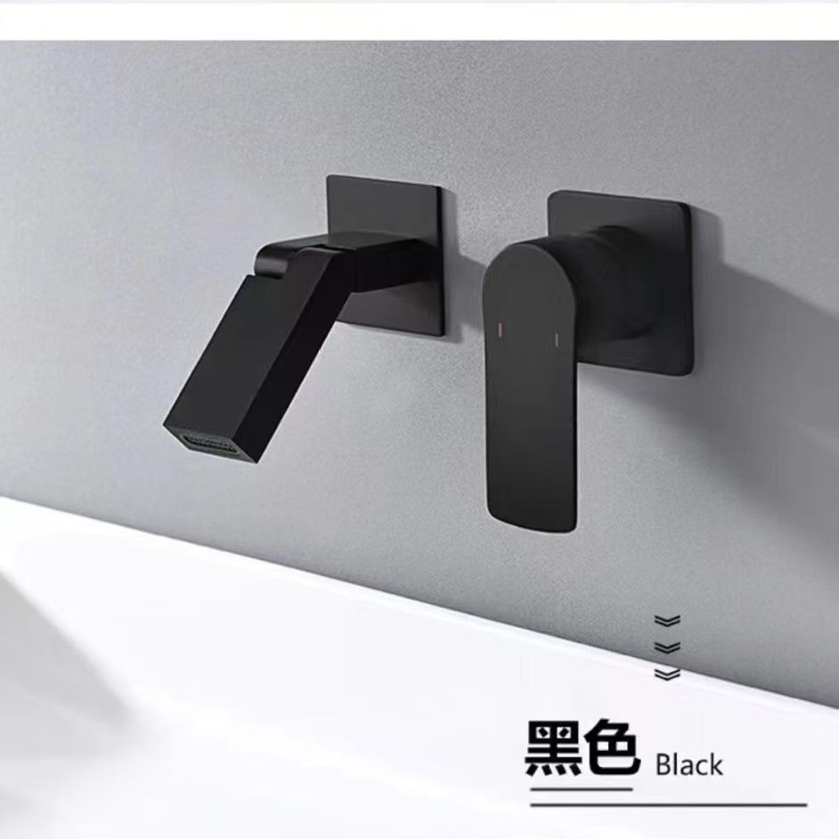 川尚卫浴新款暗装冷热面盆水龙头龙头墙式洗脸盆暗藏龙头