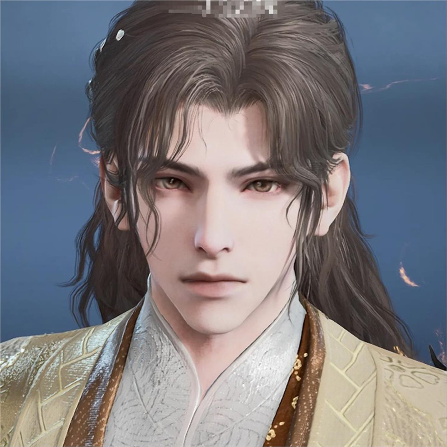 永劫无间捏脸数据 永杰永结李寻欢男脸型 月白 国服