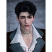 椅子面 发2 适合深色发型 钝感清纯系 逆水寒手游捏脸男通用 迷恋