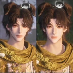 【秒发】小狗儿就这样萌燕云十六声成男捏脸数据超帅成男捏脸