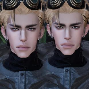 疤 风味泡菜鱼 熟男 逆水寒手游捏脸男通用