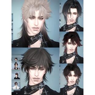 冷碎 自带成男体型 Soulmate.兔 逆水寒手游捏脸男通用