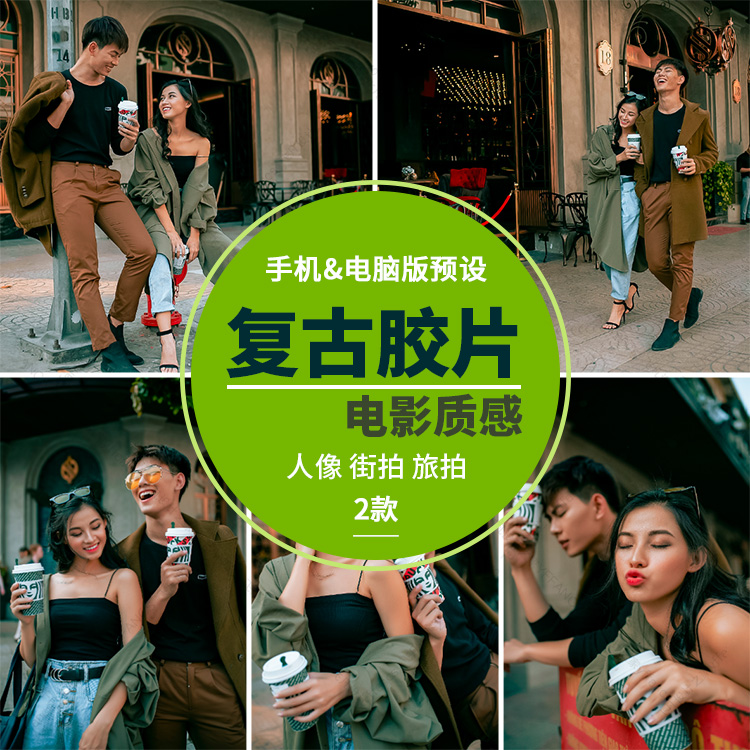 LR114-复古质感电影胶片预设手机电脑lr预设ins PS ACR滤镜