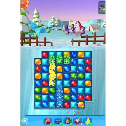 Unity3D宝石配对3消除休闲游戏源码工程