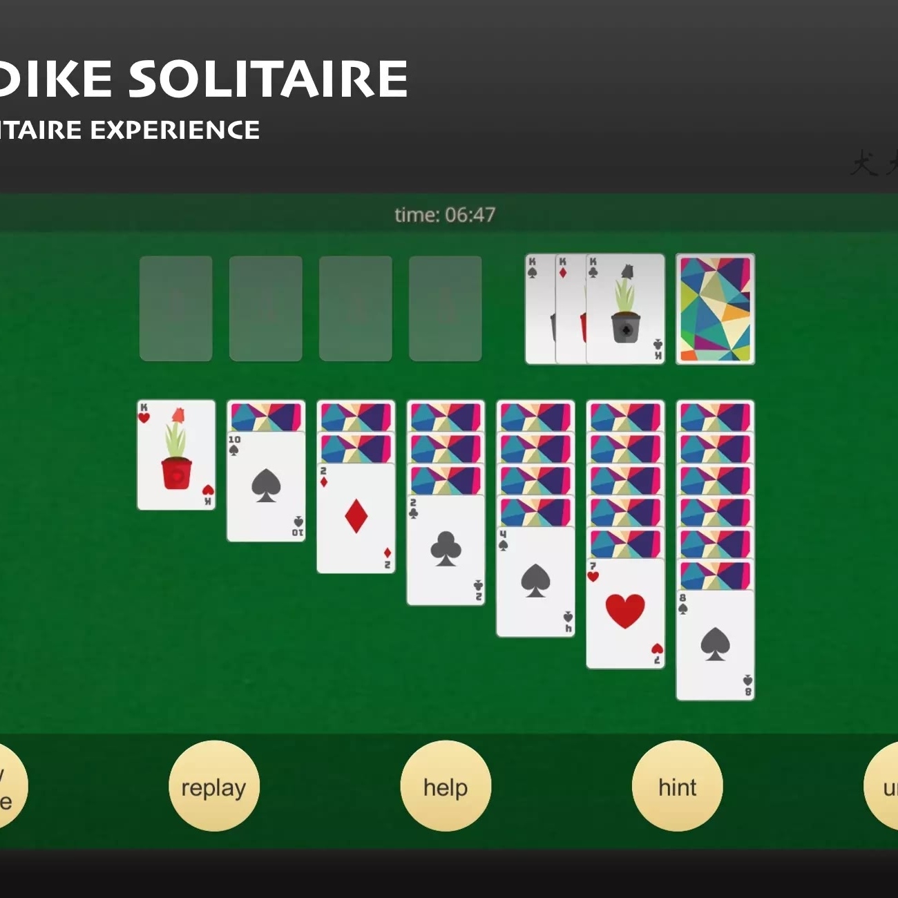 Unity 纸牌接龙游戏 Klondike Solitaire Complete Game Tutorial