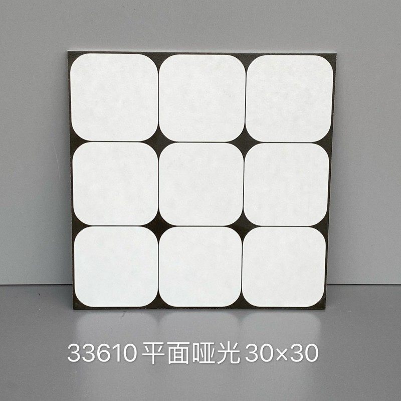 满天星鱼缸黑白格子亮光釉面砖厨房卫生间阳台墙砖防滑耐磨,家装主材,釉面砖,淘宝优惠券,粉丝福利购,淘宝优惠卷
