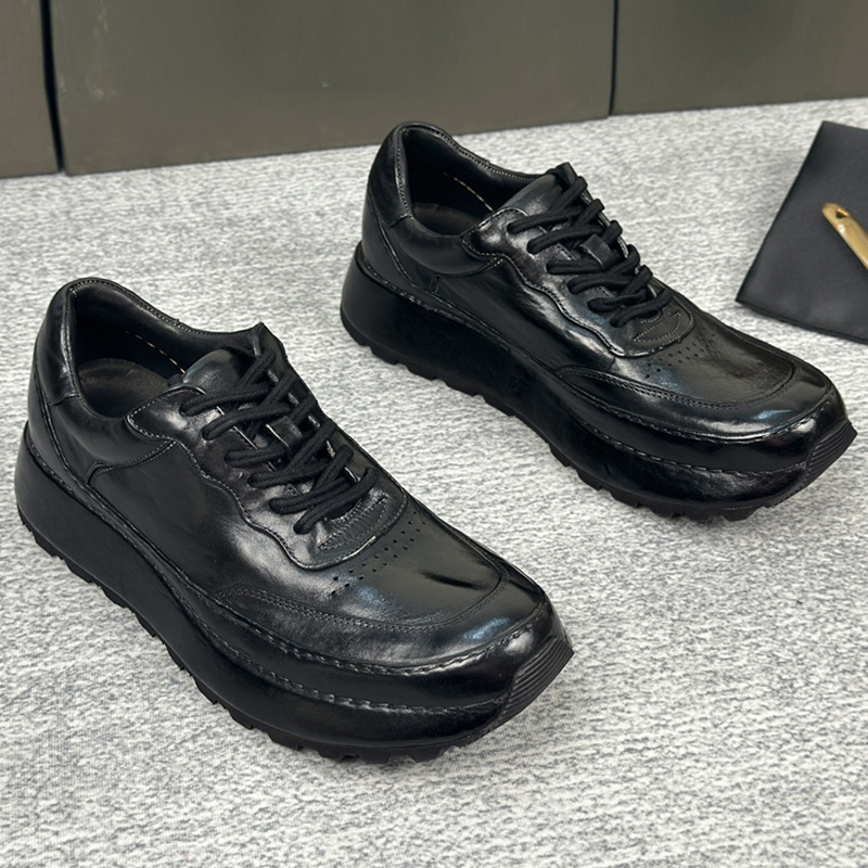 英伦复古厚底增高休闲鞋