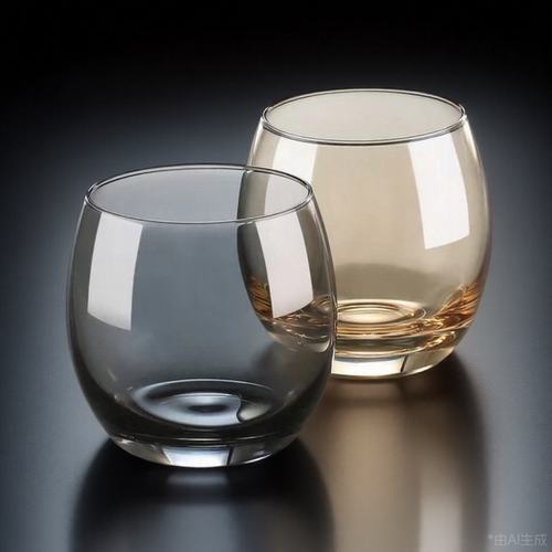 水晶玻璃杯洋酒杯轻奢高档球形杯