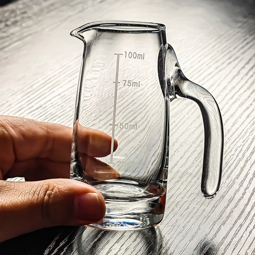 水晶玻璃白酒分酒器100ml毫升