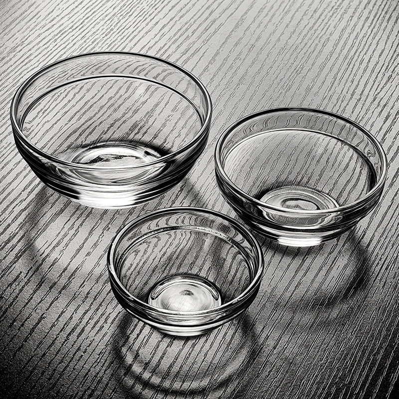 水晶玻璃碟小碟子盘子迷你蘸料碗味碟透明盘酱油醋蝶调味调料高级