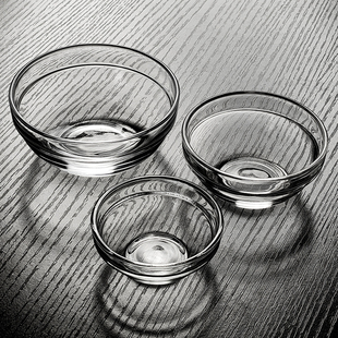 水晶玻璃碟小碟子盘子迷你蘸料碗味碟透明盘酱油醋蝶调味调料高级