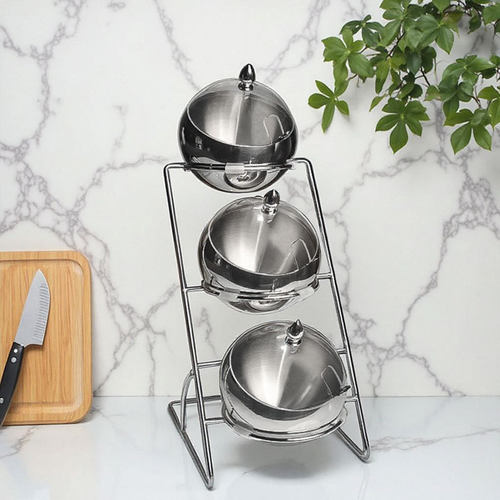 不锈钢自助餐器皿火锅调料容器