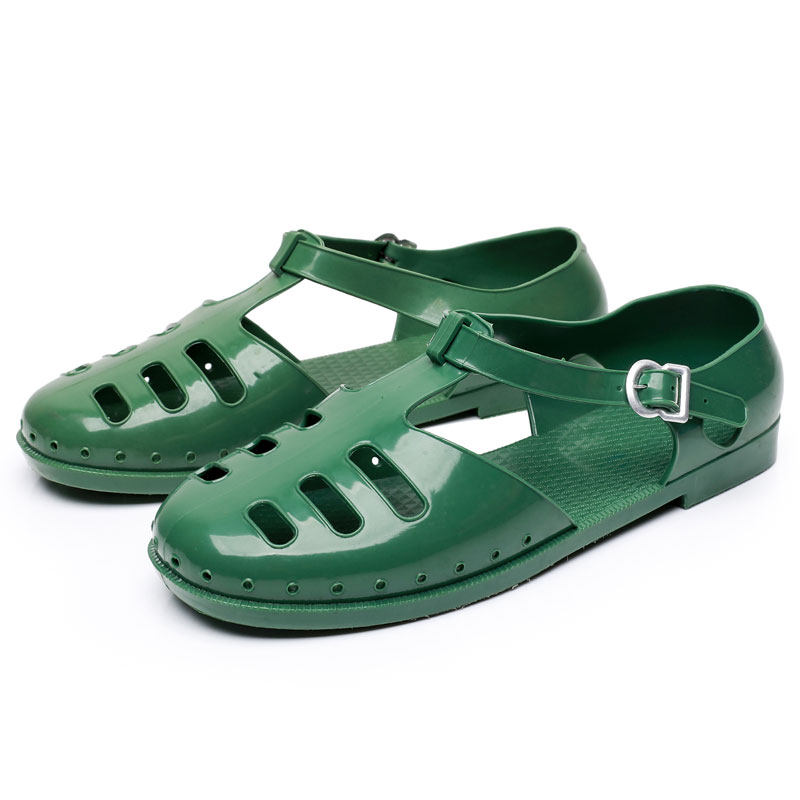 男士包头凉鞋夏季外穿平底超软越南塑胶鞋复古老式怀旧中年爸爸鞋,流行男鞋,洞洞鞋,淘宝优惠券,粉丝福利购,淘宝优惠卷