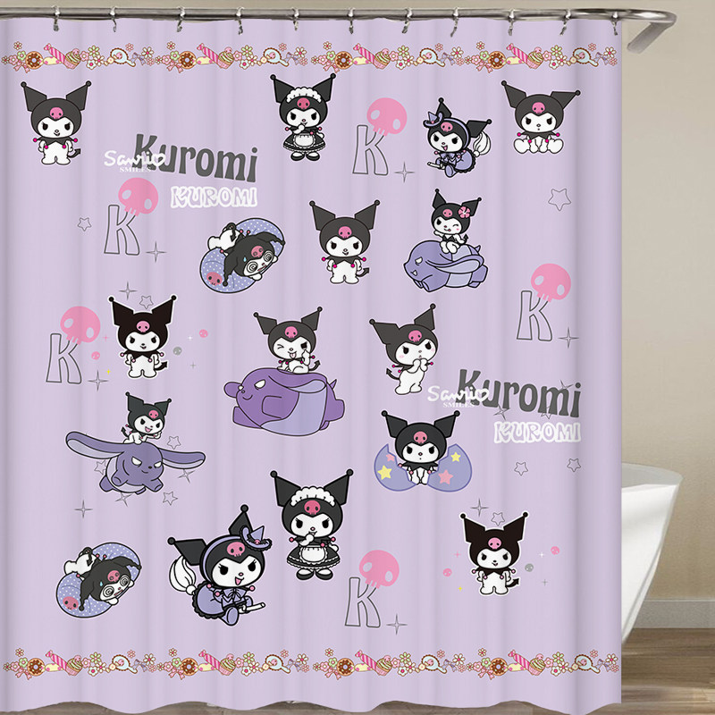 浴帘窗帘门帘尺寸可定做防水防霉