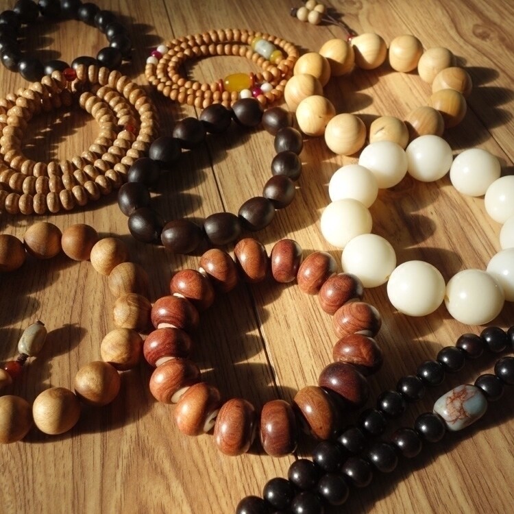 结缘纯手工手串手持无事牌把玩件