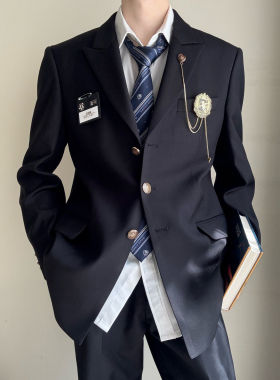 以神之名DKJK男女西服外套百搭日系学院风上衣