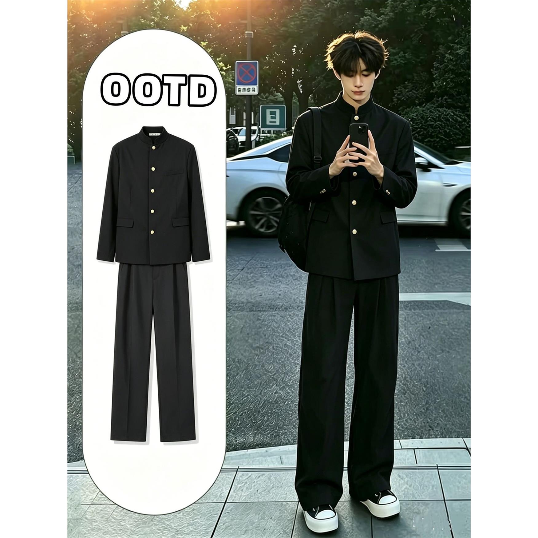 DK制服日系复古热血JK西服套装图片