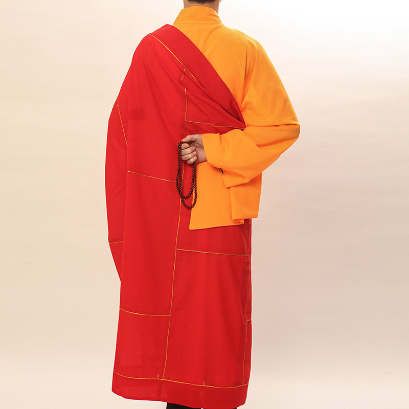 QIANCHEN 004 SEVEN CONFESSIONAL CLOTHES 35-45 ANCESTRAL CLOTHES RELIGIOUS ROBES AND MONK CLOTHES RED ANCESTRAL CLOTHES