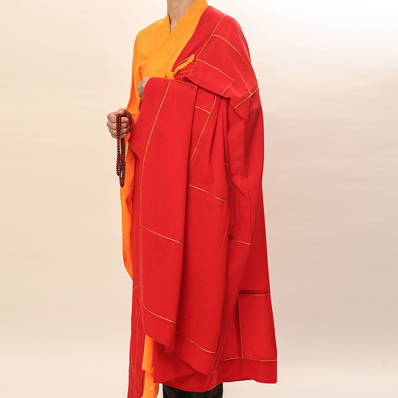 QIANCHEN 004 SEVEN CONFESSIONAL CLOTHES 35-45 ANCESTRAL CLOTHES RELIGIOUS ROBES AND MONK CLOTHES RED ANCESTRAL CLOTHES
