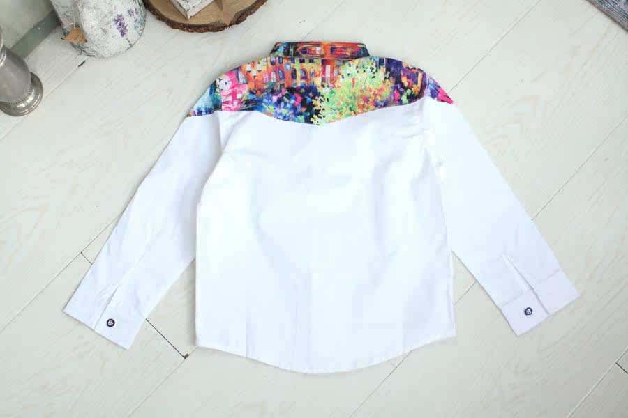 Chemise garcon à manche longue - Ref 2077044 Image 5