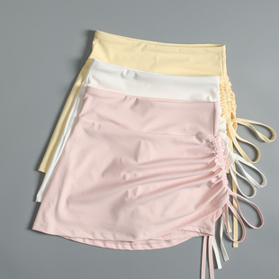 网球短裙女夏防走光跑步训练速干半身裙高颜值时尚显瘦瑜伽健身裙