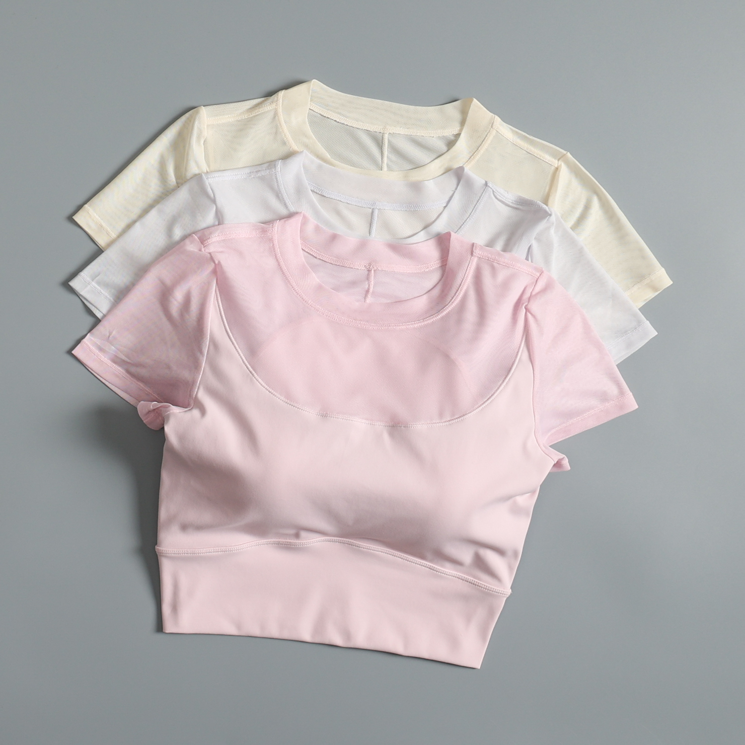 运动短袖女夏季紧身显瘦瑜伽锻炼