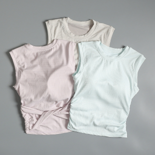 运动背心女夏季 跑步防震文胸美背瑜伽遮副乳健身内衣 外穿一体式