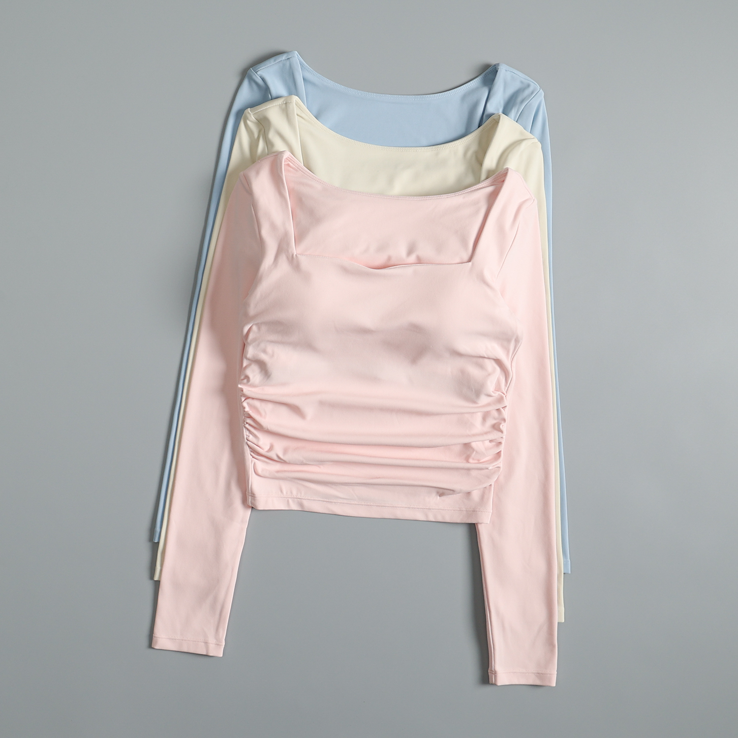 网红绝美瑜伽服长袖女显瘦普拉提