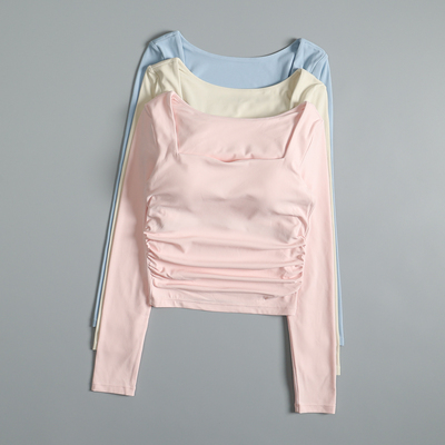 网红绝美瑜伽服长袖女显瘦普拉提