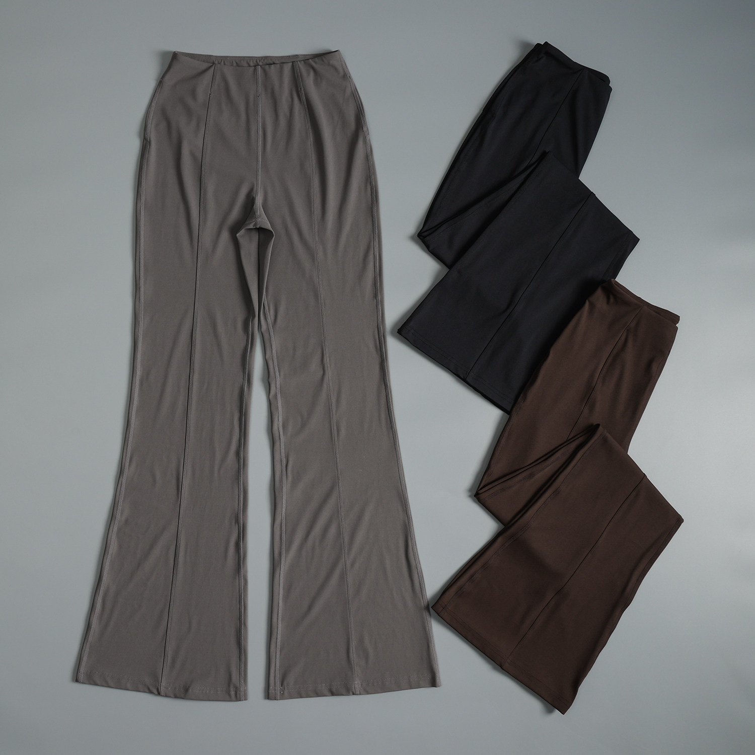 高腰提臀运动长裤女秋季修身显瘦