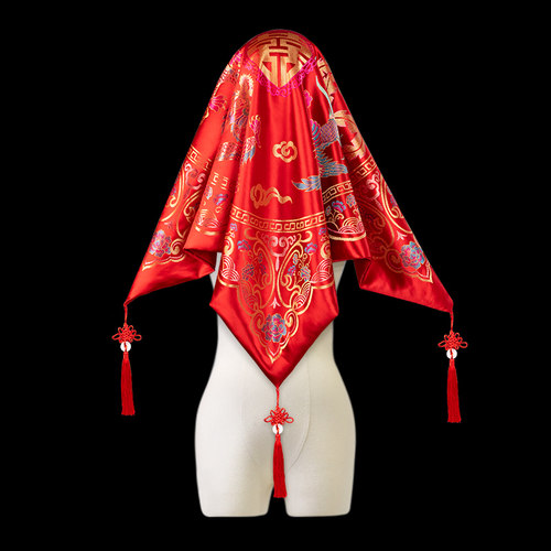 结婚红盖头婚礼喜帕头巾用品