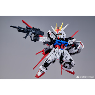 俺猪二师弟复仇鸟 MGSD 嫣红强袭 精涂版 白强袭 Q萌机甲拼装模型