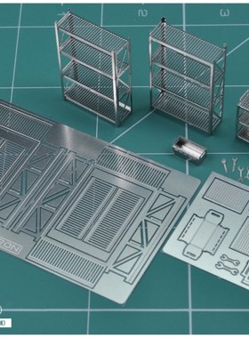 MADWORKS NERON系列 N-020  1/64 储物架（内含2张蚀刻片）