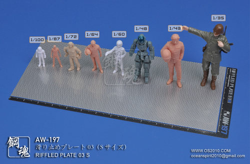 AW-197/198/199日本A.W钢魂科幻民用场景改造用防滑板03款(S/M/L)