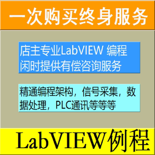 Labview资料经典例程视教程实战报表通讯数据库PLC通讯常用子程序