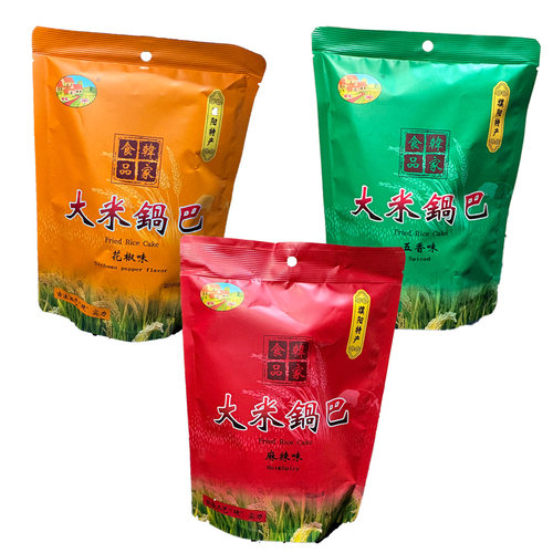 韩家锅巴濮阳特产五香麻辣花椒