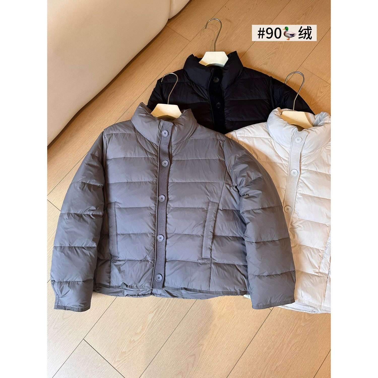 【原单货】J2立领羽绒服女冬季宽松百搭加厚白鸭绒面包服保暖外套,女装/女士精品,羽绒服,淘宝优惠券,粉丝福利购,淘宝优惠卷