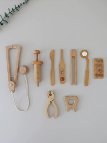 Реалистичная униформа медсестры, детский шприц, семейная деревянная игрушка, стетоскоп, косплей