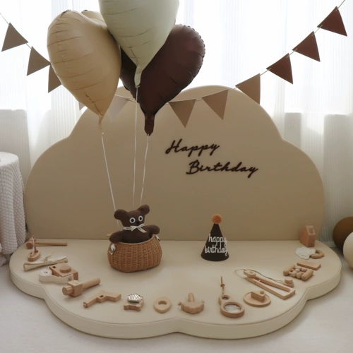 Деревянная семейная реалистичная детская игрушка, реквизит для фотографии, подарок на день рождения