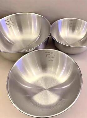 Stainless steel basin and egg beating kitchen salad basin