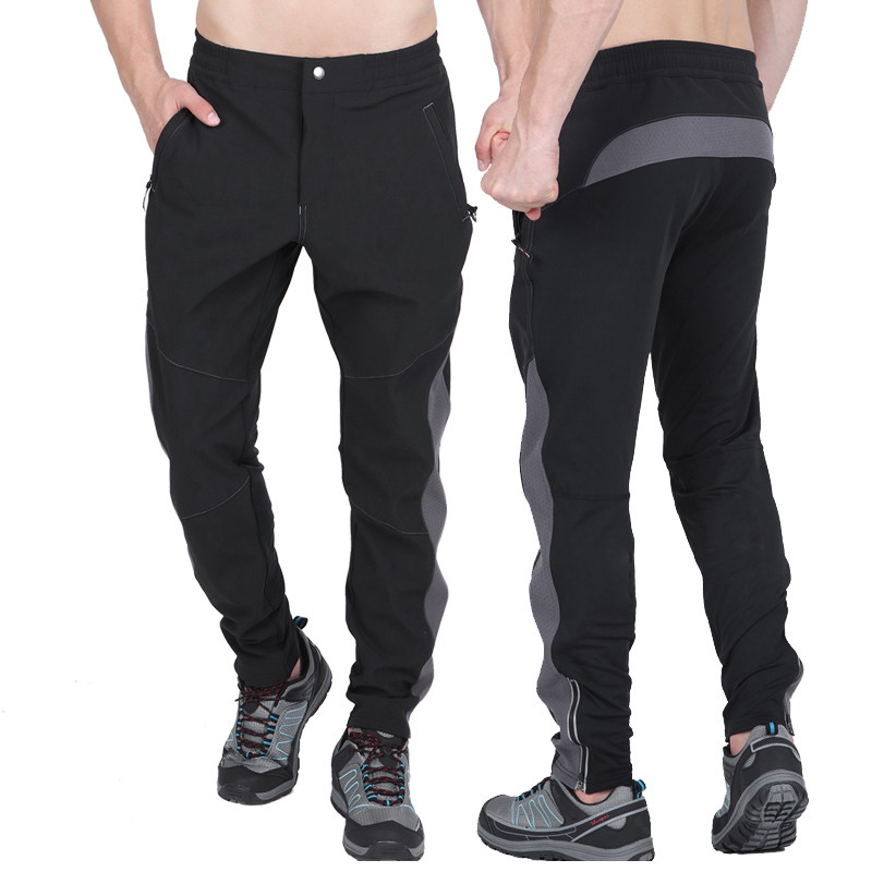 加绒加厚防水弹力骑行徒步冲锋裤