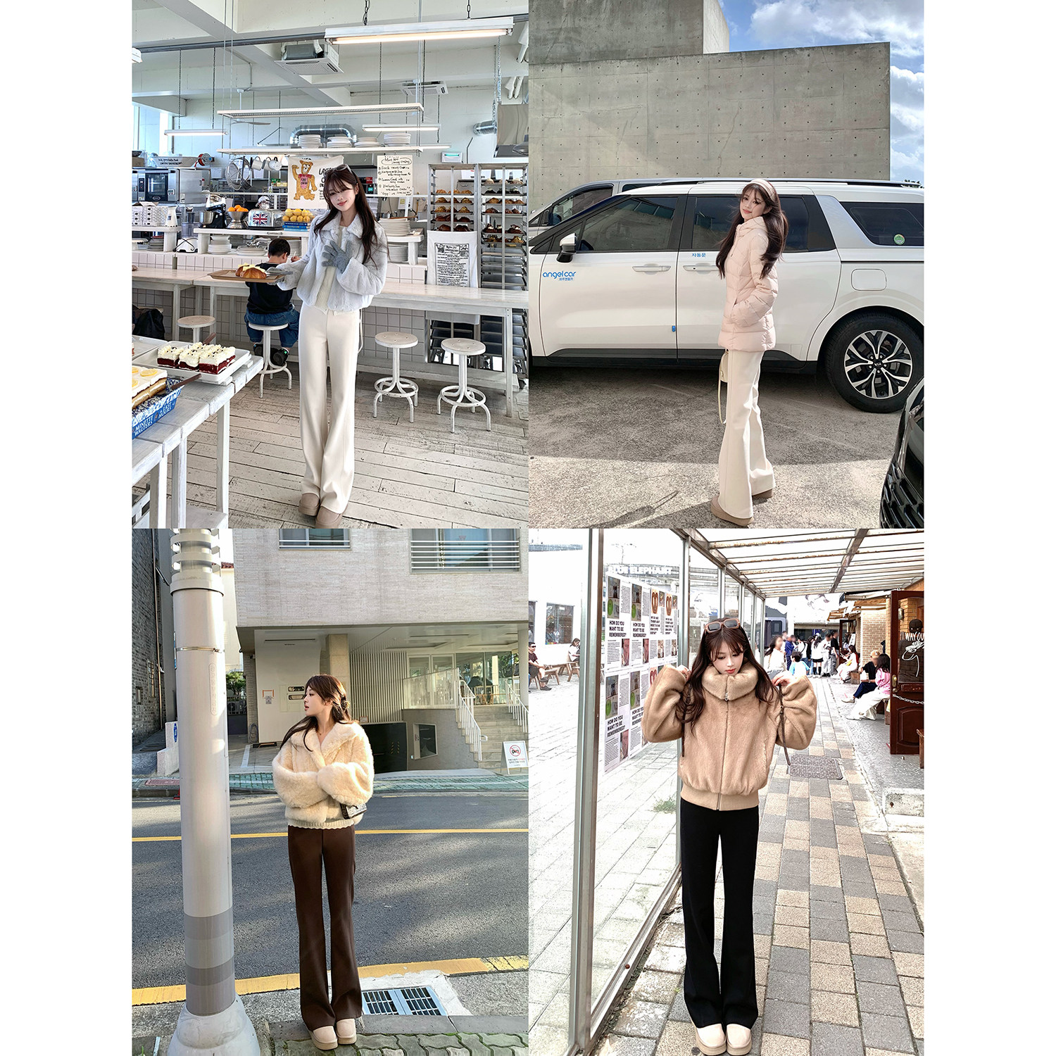 【AHY】 高克重高弹无束缚加厚显瘦微喇松紧腰显腿长休闲裤冬新品,女装/女士精品,休闲裤,淘宝优惠券,粉丝福利购,淘宝优惠卷