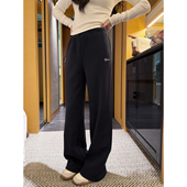 新品 双层复合四向弹力刺绣显瘦直筒休闲运动裤 AHY 新晋神裤