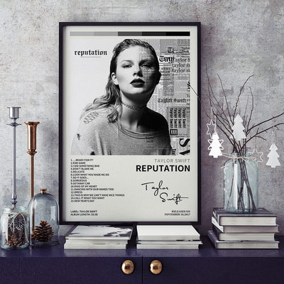 泰勒斯威夫特名誉reputation海报卧室个性